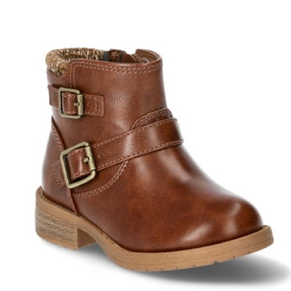 Wonder Nation Toddler Girls Sweater Cuff Ankle Boots – Size 10